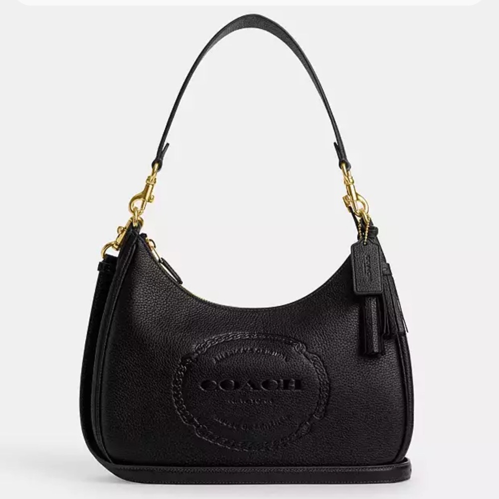 Coach Teri Hobo Bag With Coach Heritage